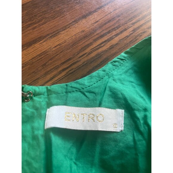 Entro sleeveless green dress size Small - Picture 4 of 7